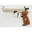 Picture of BERETTA M 92 FS NICKEL/WOOD