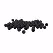 T4E RUBBER BALLS-.68 CAL-BLACK-4000 CT BULK balls on surface side view