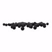 T4E RUBBER BALLS-.68 CAL-BLACK-4000 CT BULK balls on surface scattered side view