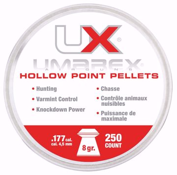 Picture of UX HOLLOW POINT LEAD PELLET .177- 250 CT